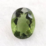 モルダバイト AAA 9.4mmオーバル ファセットカット ルース 1.76ct (ID:34747)