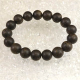 沈香 AAグレード 12mm玉ブレスレット 証明書付 19.3g (ID:34790)