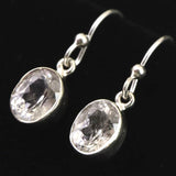 ロシア産 フェナカイト 8X6.5mmオーバルカット ピアス 2.3g (ID:34793)