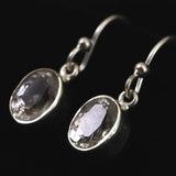 ロシア産 フェナカイト 8X6.5mmオーバルカット ピアス 2.3g (ID:34793)