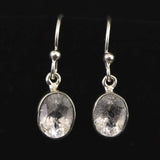 ロシア産 フェナカイト 8X6.5mmオーバルカット ピアス 2.3g (ID:34793)