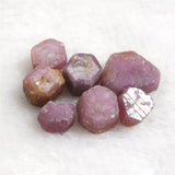 パキスタン産 ルビー 結晶 原石 蛍光 7個セット　5.1ｇ (ID:34908)