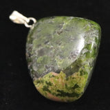 H&E社 ユナカイト　タンブル　ペンダントトップ 10.3g (ID:35574)