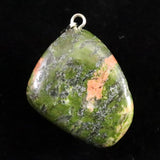 H&E社 ユナカイト　タンブル　ペンダントトップ 10.3g (ID:35574)