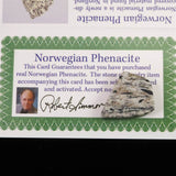 H&E社 ノルウェー産 フェナカイト 24mm タンブル 証明書付 5.6g (ID:35622)