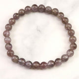 モンドクォーツ エレスチャル 6.5mmブレスレット 証明書付 10.9g (ID:35659)