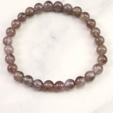 モンドクォーツ エレスチャル 6.5mmブレスレット 証明書付 10.9g (ID:35659)