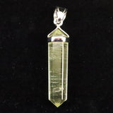 リビアンデザートグラス 35mmダブルポイント ペンダントトップ 4.8g  (ID:35688)