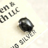 H&E社 ヌーマイト ニューマイト 8mmオーバル ピアス 証明書付 1.4g (ID:35749)