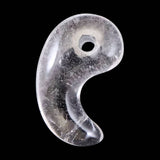 チベット カイラス産 ヒマラヤ水晶 26mm勾玉 4.6g (ID:35771)