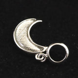 ギベオン 12mm三日月モチーフ　チャーム＆ペンダントトップ 1.0g (ID:35906)