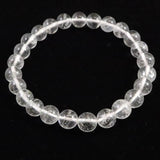 ネパール ヒマラヤ山脈 アンナプルナ産 水晶 8ミリ玉 ブレスレット 18.11g (ID:36190)