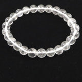 ネパール ヒマラヤ山脈 アンナプルナ産 水晶 8ミリ玉 ブレスレット 18.11g (ID:36190)