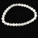 H&E社 サチャロカ アゼツライト（AZOZEO) 6mm玉ブレスレット 証明書付 10.1g (ID:36457)