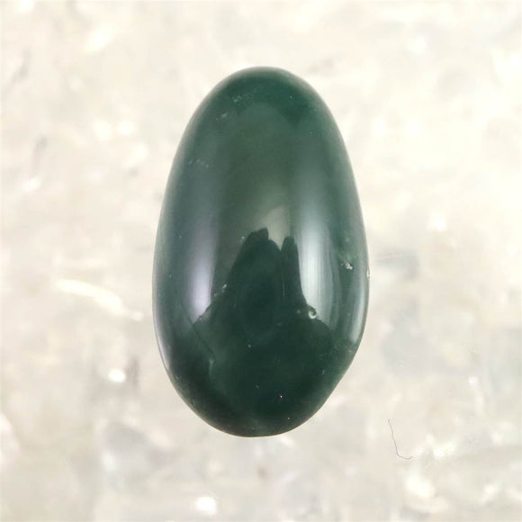 出雲碧玉 出雲石  17.5mmオーバル ルース ディレクトリーカード付 1.18g (ID:36508)