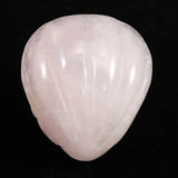 ローズクォーツ 72mm 貝殻モチーフ 彫刻置物 260ｇ (ID:36634)