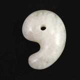 静岡水晶 AAAグレード 33mm勾玉 証明書付 13.2g  (ID:36763)