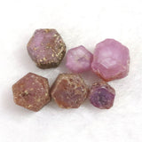 パキスタン産 ルビー 結晶 原石 蛍光 6個セット　4.5ｇ (ID:37047)