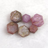 パキスタン産 ルビー 結晶 原石 蛍光 6個セット　4.5ｇ (ID:37047)