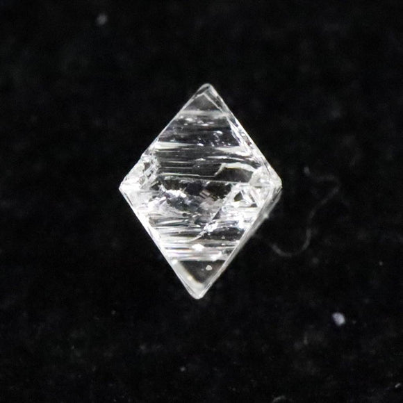 天然 ダイヤモンド ソーヤブル結晶 八面体 トライゴン  0.079ct (ID:37067)