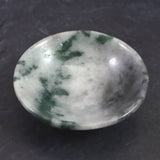 ミャンマー産 グリーン翡翠 ヒスイ 56mm小皿 38.3g (ID:37153)