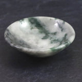 ミャンマー産 グリーン翡翠 ヒスイ 56mm小皿 38.3g (ID:37153)