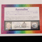 H&E社 アゼツライト(AZOZEO) 10mmラウンド ペンダントトップ 証明書付 1.3g　 (ID:37238)