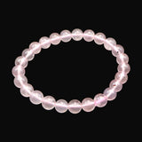 ガネーシュヒマール ローズクォーツ 7mm玉ブレスレット 15.0g　 (ID:37285)