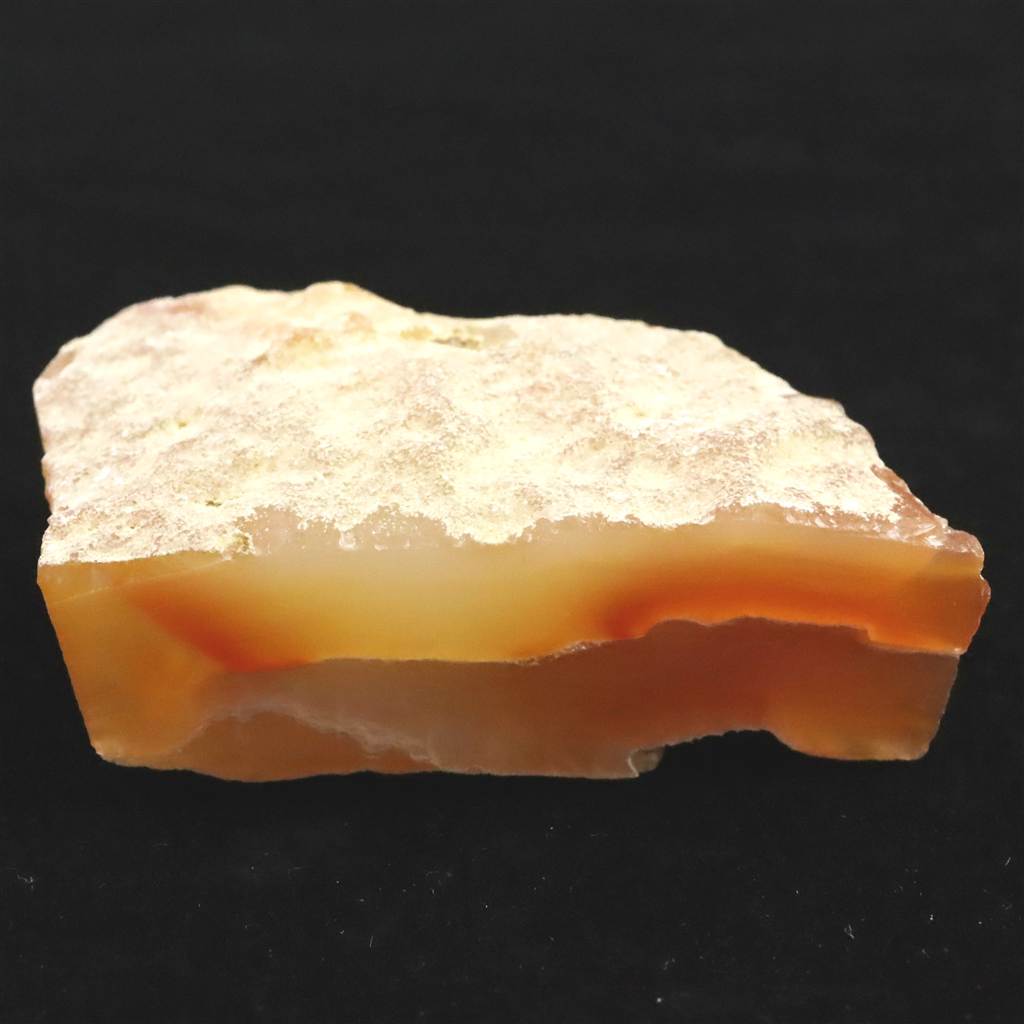 島根県 花仙山 めのう 瑪瑙 52mm原石 ディレクトリーカード付 56.5g