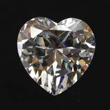 キュービックジルコニア CZ  30mm ハート ブリリアントカット ルース クリア　 (ID:38152)
