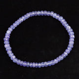 タンザナイト AA  4.5mm玉 ボタンカット ブレスレット  7.67g (ID:38248)