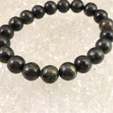 H&E社 ヒーラーズゴールド 10mm玉ブレスレット 証明書付 40.2g　　 (ID:38286)