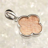 ギベオン ピンクゴールドカラー 14mmフラワーモチーフ　ペンダントトップ 2.2g (ID:38553)