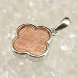 ギベオン ピンクゴールドカラー 14mmフラワーモチーフ　ペンダントトップ 2.2g (ID:38553)