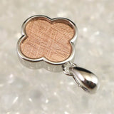 ギベオン ピンクゴールドカラー 14mmフラワーモチーフ　ペンダントトップ 2.2g (ID:38553)