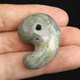 宮崎県 大和光石  33mm 勾玉 証明書付 13.9g (ID:38867)