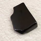 隠岐の島 黒曜石 原石 磨き ディレクトリーカード付 18.6g (ID:38926)
