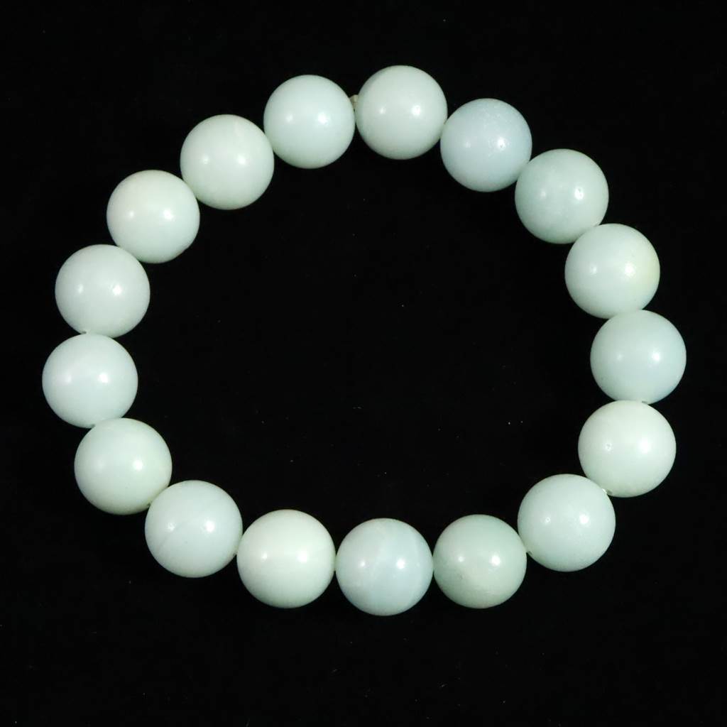 N*o様 アゼツライト　H＆E社正規品 アゾゼオ ホワイトアゼツライト 6mmブレスレット H&E社証明書付 ヘブン