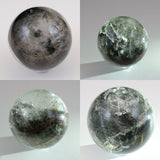 ブラジル産 ガーデンクォーツ 庭園水晶 47mmスフィア 140g (ID:38975)