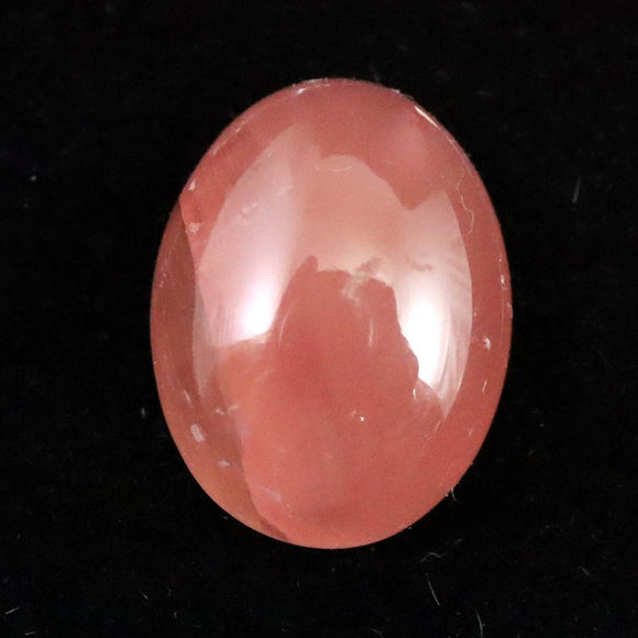 北海道 稲倉石鉱山インカローズ ロードクロサイト 12mmオーバル ルース 1.04g (ID:39169)