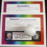 H&E社 アゼツライト(AZOZEO) 25mmスフィア 証明書付 21.8g (ID:39180)