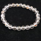 オイルインクォーツ  7mm玉ブレスレット 13.1g (ID:39213)