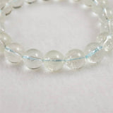 ヒマラヤ産 アクアマリン 10mm玉ブレスレット 34.2g　*希少* (ID:39253)