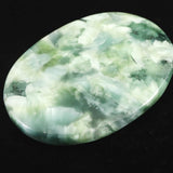 ヘミモルファイト　異極鉱　84mmオーバル　カボション 71.4g (ID:39329)