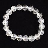 ホワイトファントム エンジェルラダークォーツ  10mm玉ブレスレット 27.7ｇ (ID:39368)