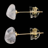 ロシア産 フェナカイト 7mmタンブル ピアス 0.98g (ID:39480)
