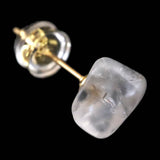 ロシア産 フェナカイト 7mmタンブル ピアス 0.98g (ID:39480)