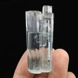 アクアマリン 53mm 結晶　原石 パキスタン カラコルム山脈 シガール渓谷産 33.93ｇ (ID:39690)