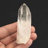 高千穂天岩戸水晶 AAA 72mm原石 レコードキーパー ディレクトリーカード付 64.2g (ID:39700)