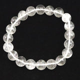 山梨県黒平水晶 Aグレード  10mm玉ブレスレット 証明書付 29.9g (ID:39748)